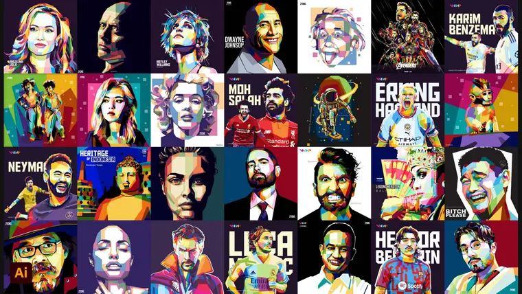 WPAP Portraits